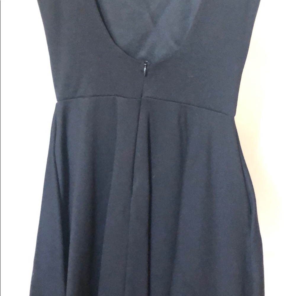 NWOT Low Back Fit and Flare Dress with Pockets - Picture 6 of 8